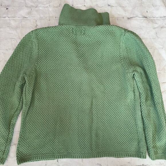 Vintage Women’s Large LL Bean LS Large Button Collared Sweater - Picture 7 of 7